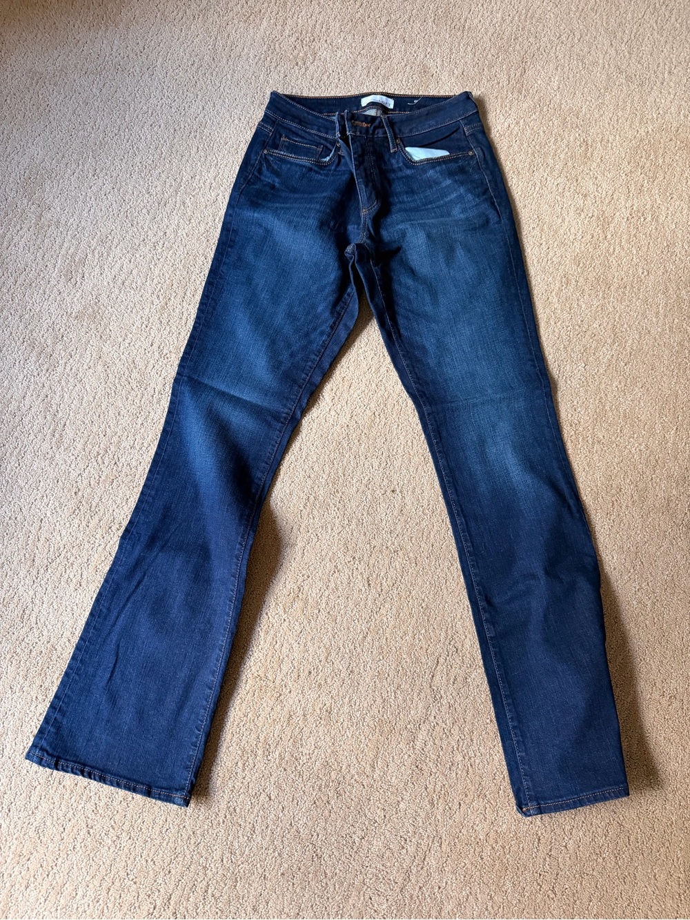 LOFT Dark Indigo Flare Jeans